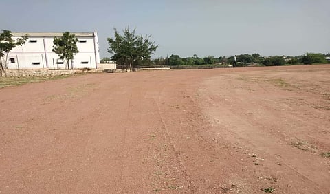A running ground has been set up at Indapur Taluka Sports Complex.jpg