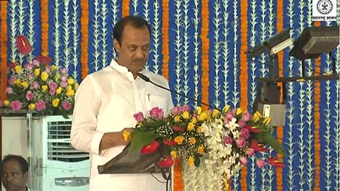 Ajit pawar tweet after taking oath as Deputy CM 