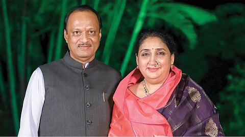 Ajit Pawar and Sunetra Pawar