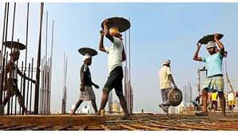 Building workers