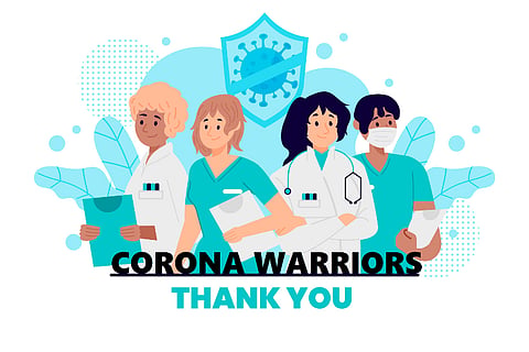 as soon as the work was over, Kovid warriors reduction from work