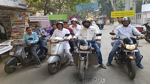डोंबिवलीकरांनी हॉर्न न वाजविता चालवली वाहने 