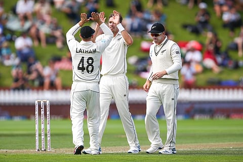 India all out on 165 in 1st test against New Zealand 