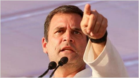 Narendra Modi is loudspeaker of Adani and Ambani says Former Congress president Rahul Gandhi  in Haryana