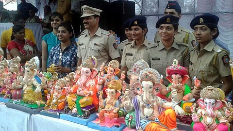 Marathi news Nashik Ganesh immersion procession 