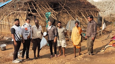 Corona virus farmers Help to tribal people in Pune District