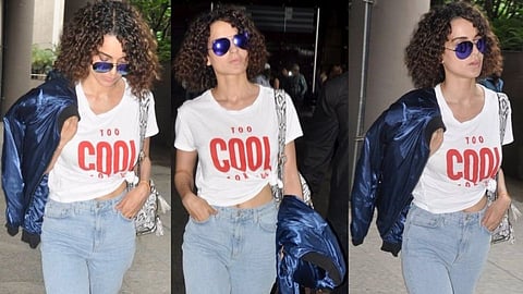 actress Kangana ranaut tweet on ripped jeans look stylish not homeless beggar