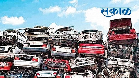 Scrap vehicle