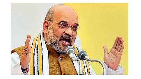 Loksabha 2019 : अमित शहा म्हणाले लोकांना उन्हात का बसवले 
