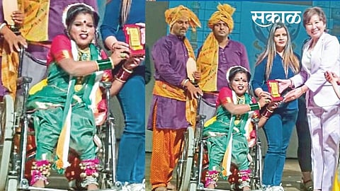  Sonam Patil from junnar became Miss Wheelchair