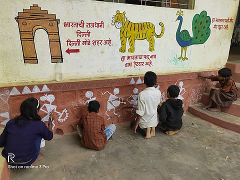 Through Mahatma Gandhi Grameen Rozgar Yojana, works will be done in schools and Anganwadi areas and this will open the beauty of Zilla Parishad schools in the state..jpg