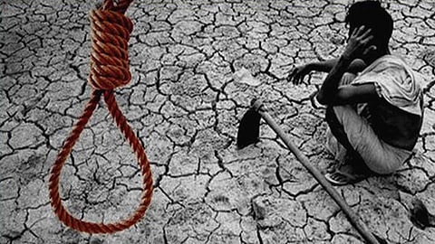 A farmer committed suicide in Amravati district