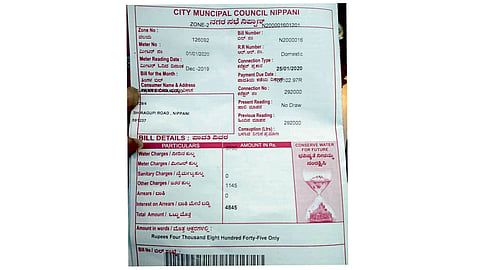 No getting water on time but water bills are being paid according to the readings