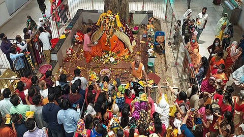 Happy New Year temples and gardens are full on first day of Year 2021 