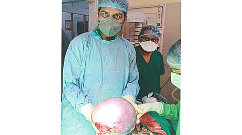 woman's stomach