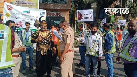 When Yamraj Arrived to manage traffic security operations in pune 