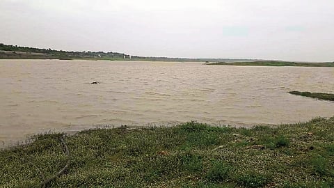  सीना (ता. कर्जत, जि. नगर) येथील धरण.