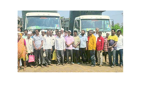 The Work Of The Ambeohol Dam Was Again Closed Kolhapur Marathi News