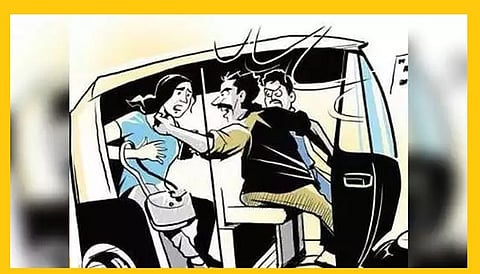 Akola speeding autorickshaw molested a married woman, he ran away as soon as the auto stopped