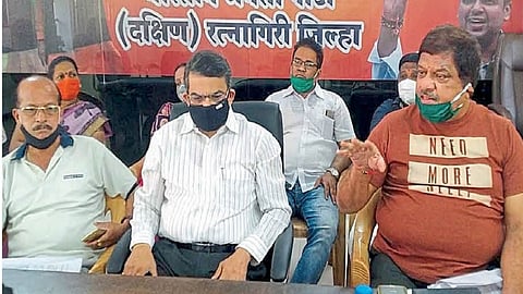 legal action made by a BJP on the topic land business confidential in ratnagiri