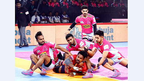 Delhi Beat Jaipur 46-44