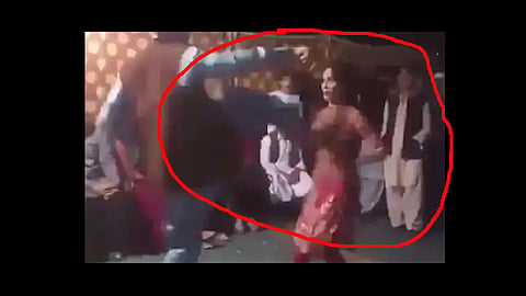 girl gets brutally kicked while dancing in pakistan video viral
