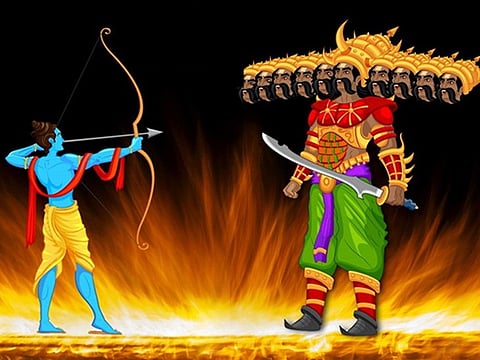dasara ravan dahan