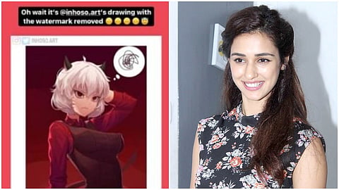 Disha Patani shares Argentinian artists anime artwork 