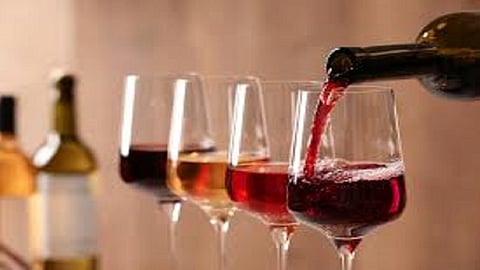 wine seekers are goes to another village foe wine  