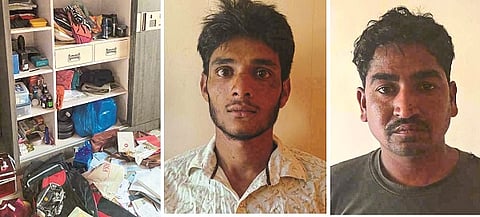 Two robber's  followed in Filmy style in Sangali
