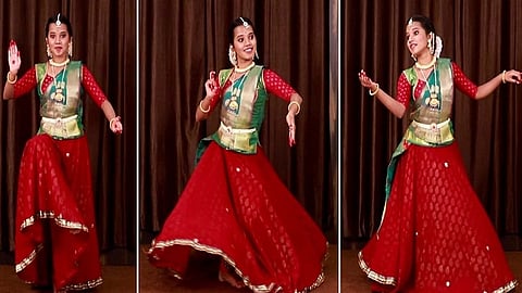 aakansha salvi kathak dancer in the rotary multi district solo dance competition with first prize in ratnagiri