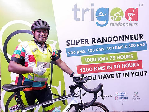 A young cyclist from Kudal covered a distance of 600 km