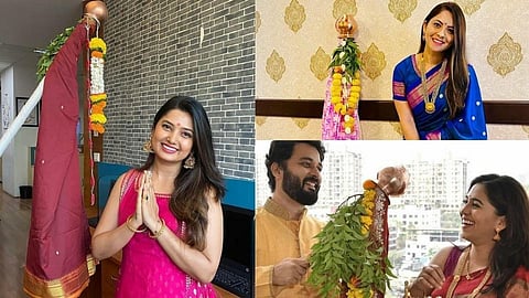 marathi actress celebrate festival of Gudi Padwa Prajakta Mali sonalee kulkarni Mrinmayee Deshpande.jpg