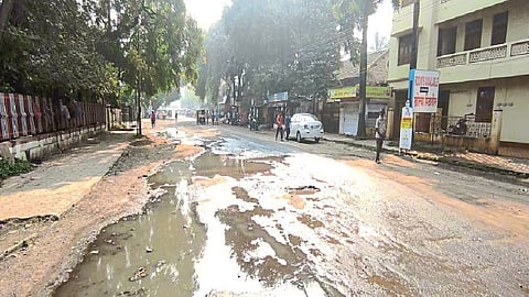 Sewage came to the streets again in Miraj city