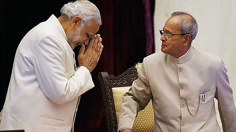 'Like A Father': PM Modi Turns Emotional At Event For President Pranab Mukherjee