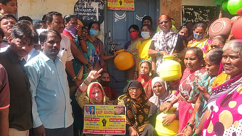 people protest in belgaum