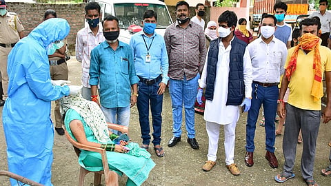 नांदेडमध्ये ॲन्टीजेन तपासणीस प्रतिसाद