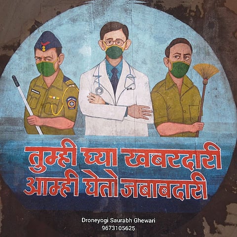 expressed his gratitude about the doctor and police From the drawing