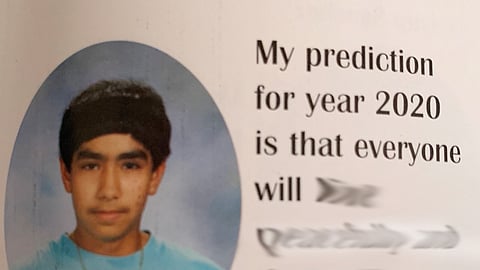 prediction 2020 student reaction viral