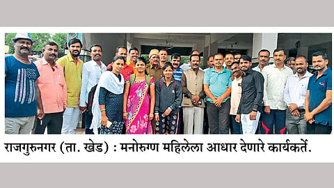 मनोरुग्ण महिलेला मिळाला निवारा!