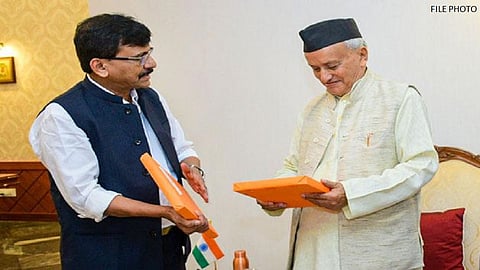 संजय राऊत यांनी घेतली राज्यपाल भगतसिंग कोश्यारींची भेट, भेटून झाल्यावर म्हणालेत... 