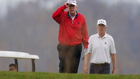 trump golf