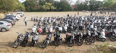 Shrirampur police Appeal to take the two wheeler with you