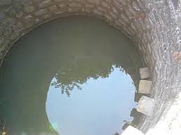 The water from the wells has stopped