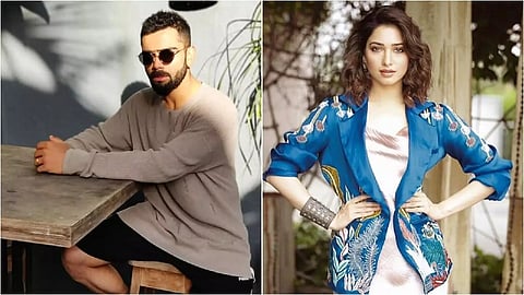 tamannaah bhatia and virat kohli  