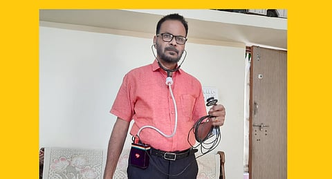 akola washim news Now comes the unique stethoscope, the patient can be examined by observing social distance