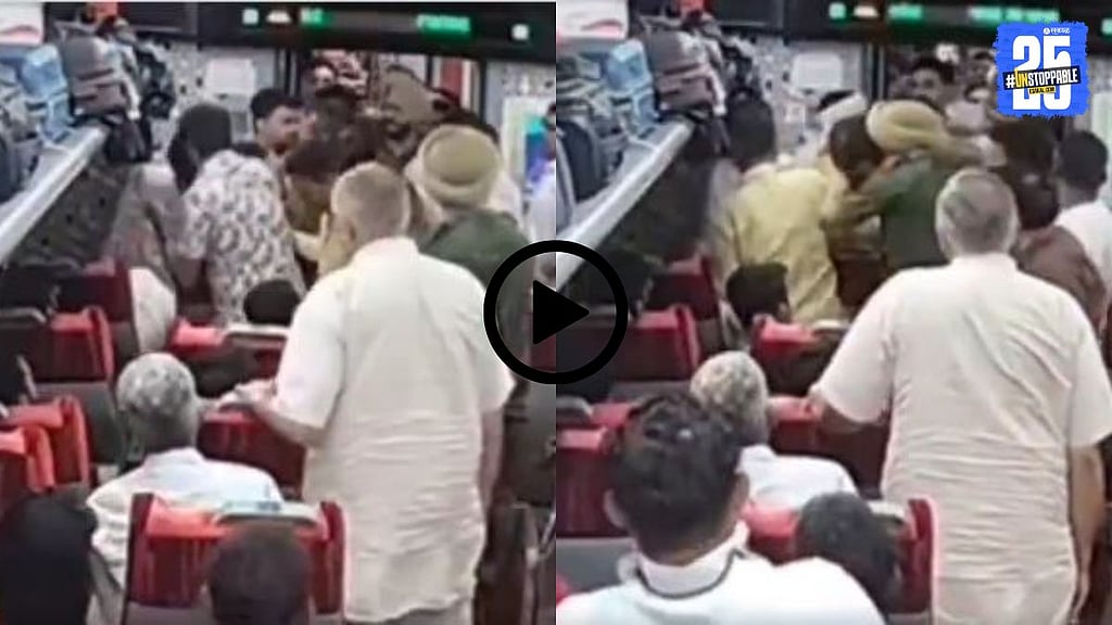 Viral video : 'वंदे भारत' मध्ये भाजप आमदाराला सीट दिली नाही, समर्थकांची ...