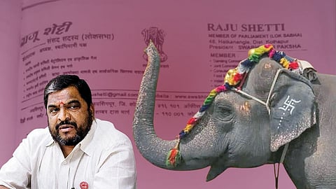 Raju Shetti Elephant Letter : नांदणीच्या 'महादेवी'ला वनसंग्रहालयाकडे ...