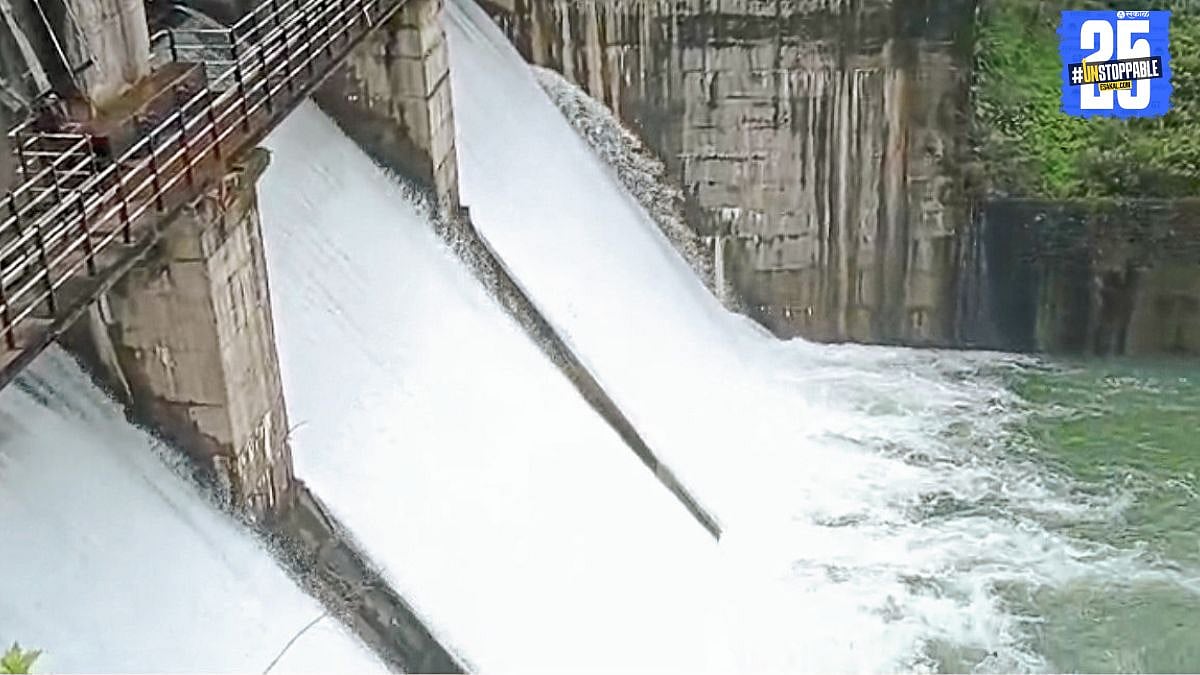 Mahu Dam: महू धरणातून कुडाळी नदीत विसर्ग; संततधार पावसामुळे विसर्ग ...