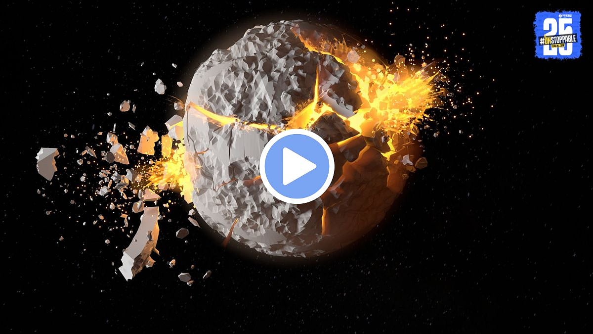 Biggest Explosion on Moon crash can visible from earth video viral|Moon ...